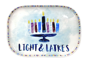 Burr Ridge Hanukkah Light & Latkes Platter