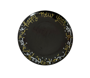 Burr Ridge New Year Confetti Plate
