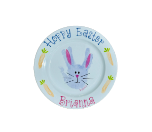 Burr Ridge Easter Bunny Plate