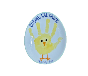 Burr Ridge Little Chick Egg Plate