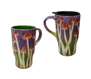 Burr Ridge Mushroom Mugs