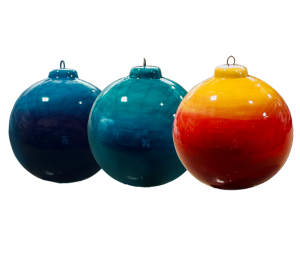 Burr Ridge Jewel Toned Ombre Ornament