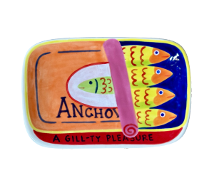 Burr Ridge Anchovies App Plate