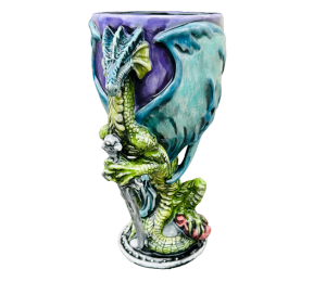 Burr Ridge Antique Dragon Goblet