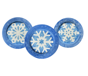 Burr Ridge Paper Snowflake Plate